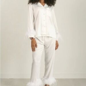 BON VIVIANN feather pajamas